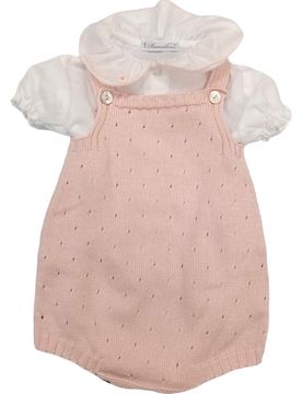 Compl. 2 Pz. In Filo Rosa/bianco 110821