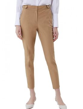 Pantalone Sigaretta Cotone Tasche Fibbie Oro CA1005T2398-X0341