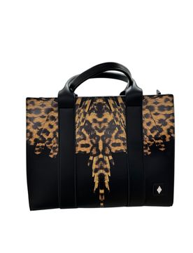 Borsa a mano con tracolla Donna leopard wings