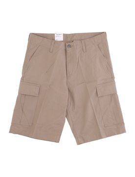 Pantalone Corto Uomo Regular Cargo Short Leather Rinsed