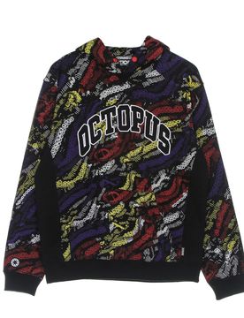 Felpa Leggera Cappuccio Uomo Deco Hoodie Black