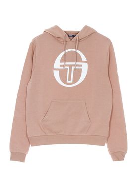 Felpa Cappuccio Corta Donna Martin Cropped Logo Mistery Rose