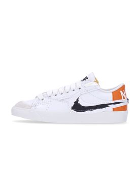 Scarpa Bassa Uomo Blazer Low 77 Jumbo White/black/summit White/magma Orange