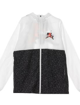 Giacca a Vento Uomo Windwear Jacket White/black/infrared 23/metallic Silver