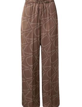 PANTALONE VISCOSE TWILL WIDE LEG PANT