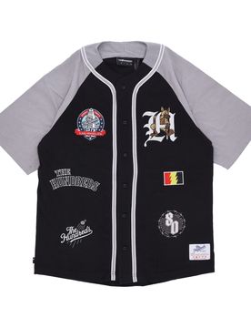 Casacca Bottoni Uomo League Jersey Black