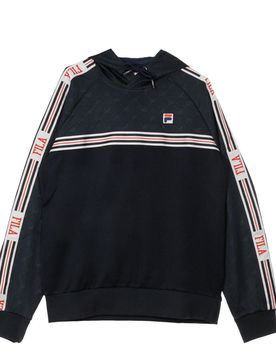 Felpa Leggera Cappuccio Uomo Besarion Hoody Black Iris