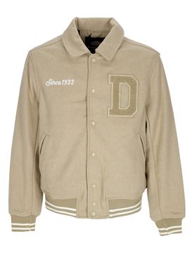 Giubbotto College Uomo Vale Varsity Bomber Jacket Khaki