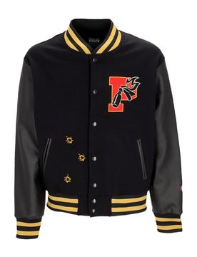 Giubbotto College Uomo Molotov Varsity Black