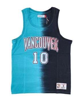Canotta Uomo Nba Vertical Tie Dye Tank Hardwood Classics No 10 Mike Bibby Vangri Original Team Colors
