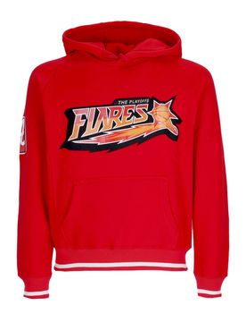 Felpa Cappuccio Uomo Hoodie the Playoffs Flares Red