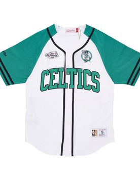 Casacca Bottoni Uomo Nba Practice Day Button Front Jersey Hardwood Classics Boscel White