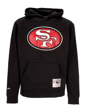 Felpa Cappuccio Uomo Nfl Team Logo Hoodie Saf49e Black
