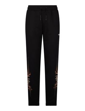 Pantalone Tuta Leggero Uomo Gothic Sh Print Pant Black