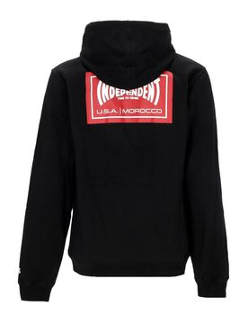 Felpa Cappuccio Uomo Indy Label Hoodie Black