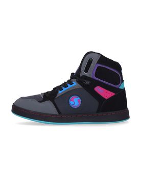 Scarpe Skate Donna Honcho Black/purple/blue/nubuck