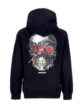 Felpa Cappuccio Uomo Terminator Hoodie Black