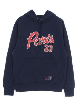 Felpa Cappuccio Uomo Paris Saint Germain Statement Fleece Po Hoodie Midnight Navy