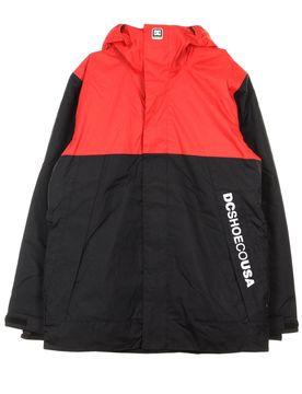 Giaccone Lungo Uomo Defy Red/black/fluo
