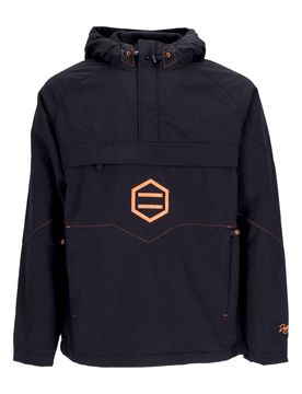 Giaccone Infilabile Uomo Anorak Jacket Black/orange