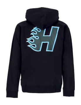 Felpa Cappuccio Zip Uomo Enforcer Full Zip Hoodie Black