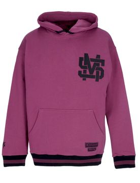 Felpa Cappuccio Uomo Monogram Hoodie Purple