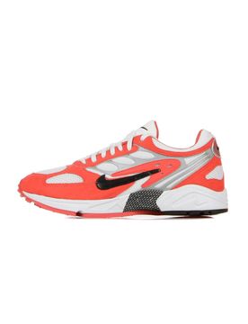 Scarpa Bassa Uomo Air Ghost Racer Track Red/black/white/metallic Silver