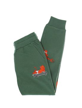 Pantalone Tuta Leggero Uomo Devil Babies Sweat Pants Dark Sage