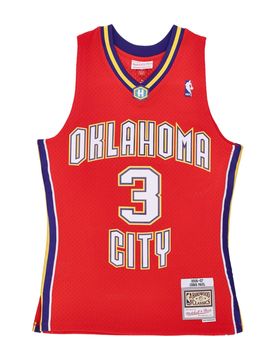 Canotta Basket Uomo Nba Swingman Jersey Hardwood Classics No 3 Chris Paul Neohor Red