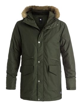 Giaccone Lungo Uomo Giacca Bamburgh Verde Militare