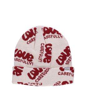 Cappello Uomo Love Carefully Beanie Cream