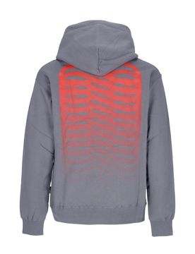 Felpa Cappuccio Uomo Ribs Hoodie Grey