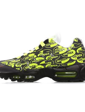 Scarpa Bassa Uomo Air Max 95 Prm Black/volt/ash/white