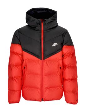 Piumino Uomo Storm Fit Windrunner Primaloft Hooded Jacket Black/university Red/sail