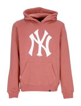 Felpa Cappuccio Uomo Mlb Burnside Hoodie Neyyan Sedona Pink