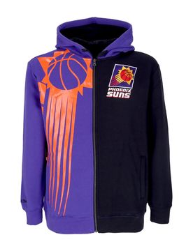Felpa Cappuccio Zip Uomo Nba Full Zip Fleece 2.0 Phosun Black