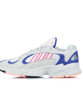 Scarpa Bassa Uomo Yung-1 Crystal White/clear Orange