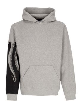 Felpa Cappuccio Uomo Side Hoodie Light Grey
