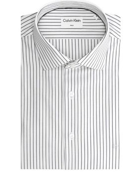 CAMICIA THERMO TECH STRIPE FITTED SHIRT