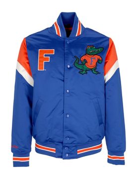 Giubbotto Bomber Uomo Ncaa Heavyweight Satin Jacket Flogat Royal