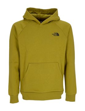 Felpa Cappuccio Uomo Raglan Redbox Hoodie Sulphur Moss