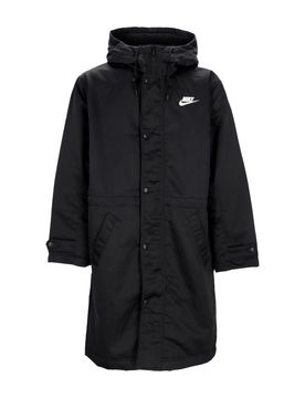 Giaccone Lungo Uomo Club Stadium Parka Black/white
