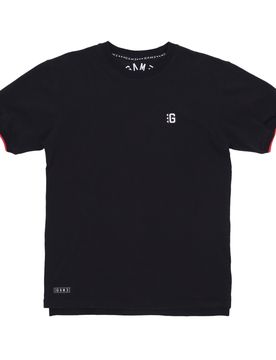 Maglietta Uomo Cholo Round Neck G-polo Jolly Black