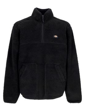 Felpa Collo Alto Uomo Mount Hope Quarter Zip Black