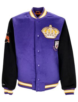 Giubbotto College Uomo Nhl Team Legacy Varsity Jacket Loskin Purple/black