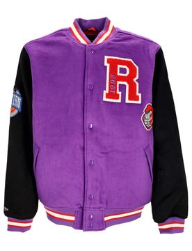 Giubbotto College Uomo Nba Team Legacy Varsity Jacket Torrap Purple/black