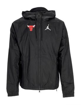 Giacca a Vento Uomo Nba Courtside Statement Jacket Chibul Black/black