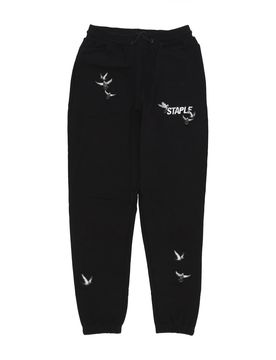 Pantalone Tuta Leggero Uomo Flock Logo Sweatpant Black