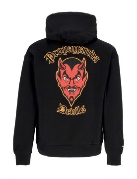 Felpa Cappuccio Uomo Mefisto Hoodie Black