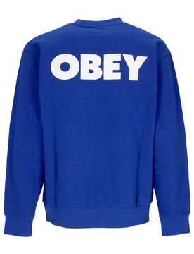 Felpa Girocollo Uomo Bold Premium Crew Fleece Surf Blue